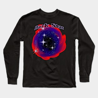 Red blue dark star Long Sleeve T-Shirt